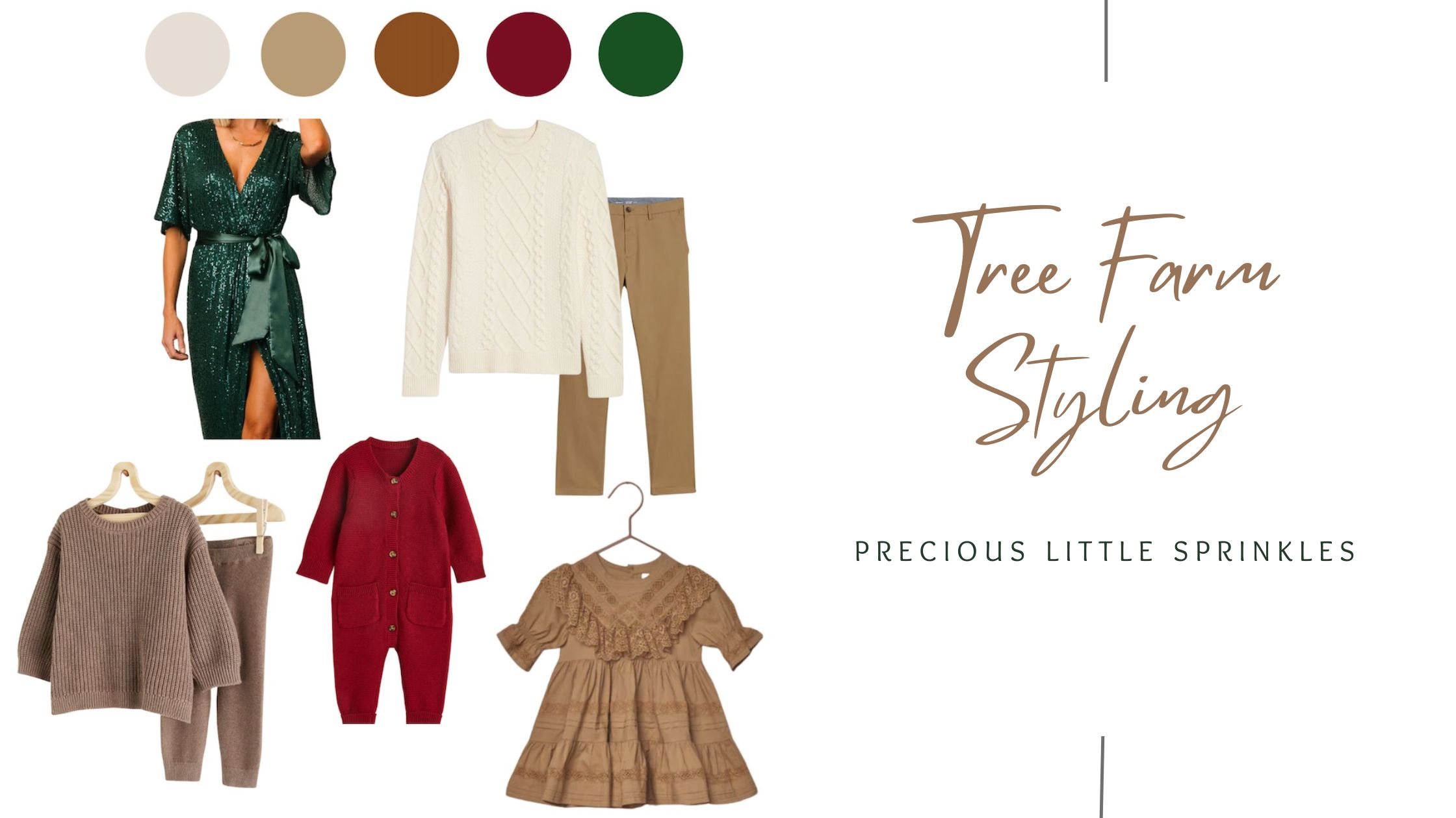 5 Styled Looks for your Tree Farm Family Session