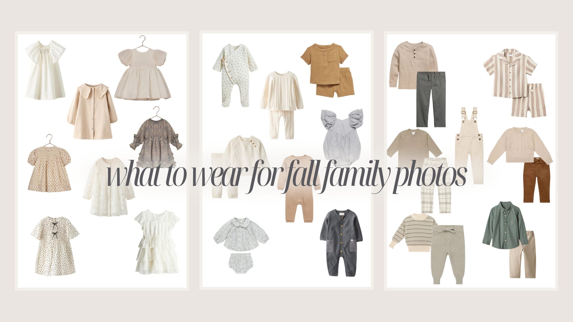 What to Wear for Fall Family Photos in DC